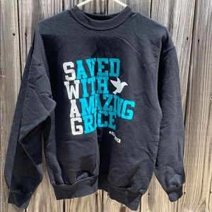 Black Saved With Amazing Grace Sweatshirt